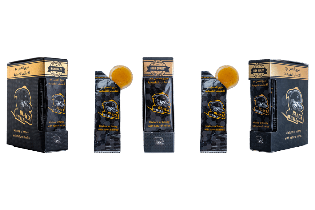 صورة منتج عسل Black Whale لتحسين الصحة الجنسية للرجال