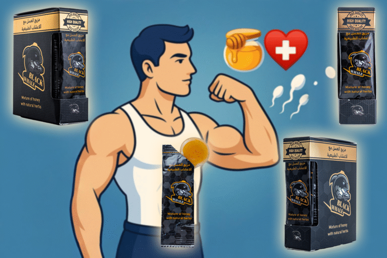 صورة منتج عسل Black Whale لتحسين الصحة الجنسية للرجال